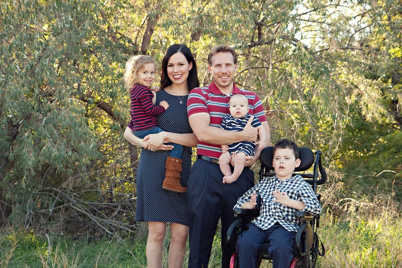 BErtrand Might e la sua famiglia